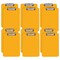 Better Office Products Plastic Clipboards, Durable, 12.5 x 9 Inch, Low Profile Clip, Yellow, Set of 12, 12PK 45020 - alternate 1